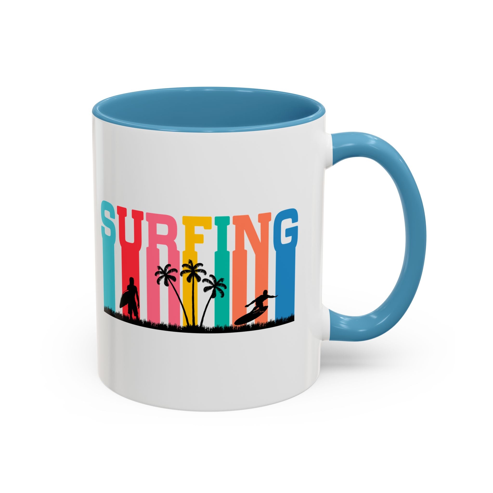 Surfing Accent Coffee Mug (11, 15oz)