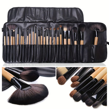 24-Piece Makeup Brush Set | Professional Quality & Luxury