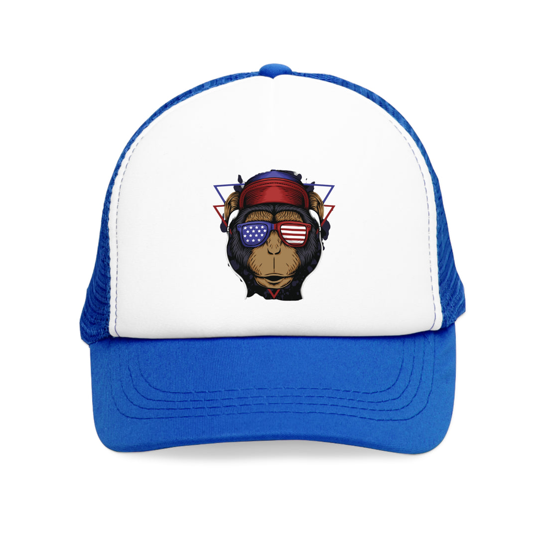 Monkey Face USA FLAG - Mesh Cap