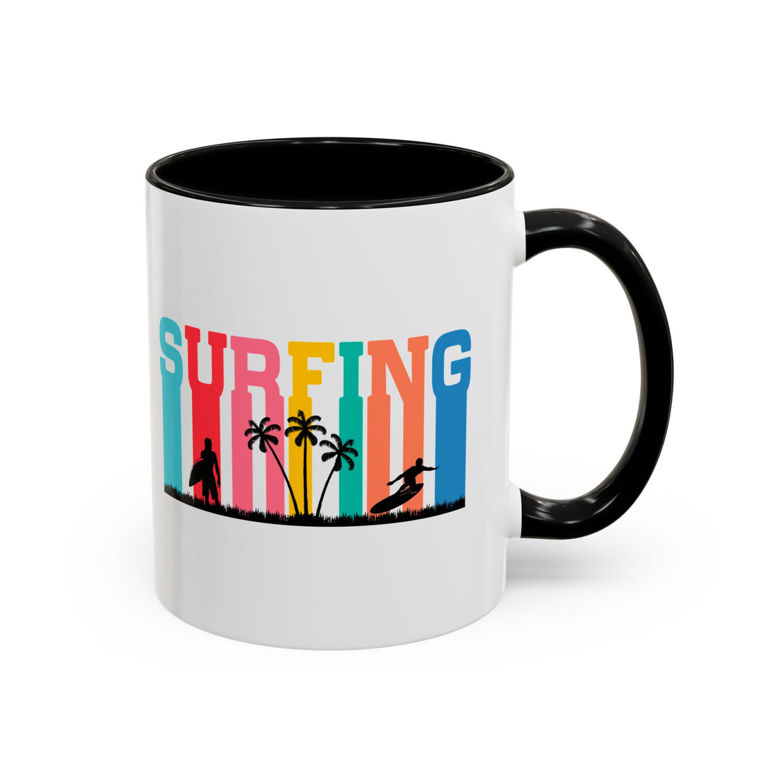 Surfing Accent Coffee Mug (11, 15oz)