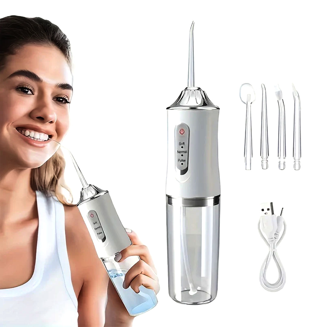 4-Head Electric Dental Irrigator | Deep Clean & Fresh Breath