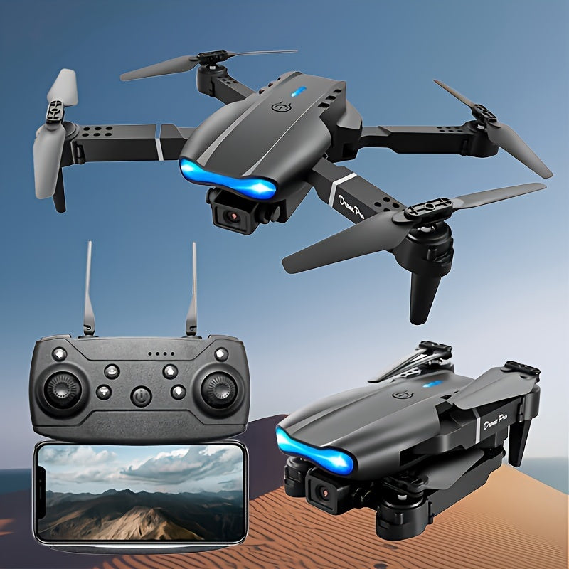 Wi-Fi Dual Foldable Drone with Camera - Beginner-Friendly Quadcopter