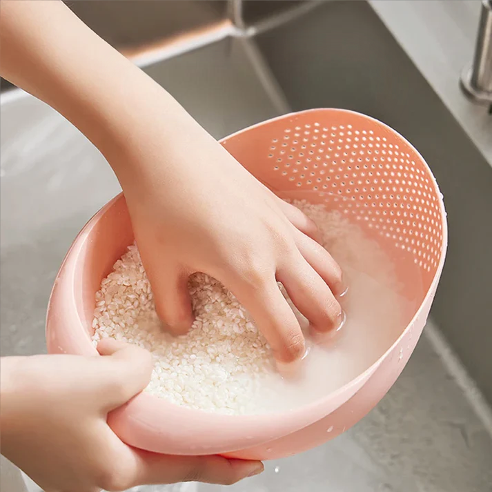 Multi-Purpose Rice, Fruit & Vegetable Drainage Basket