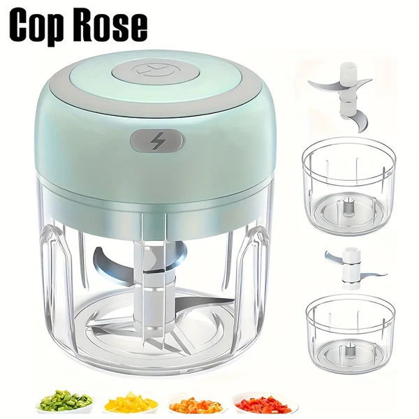 Electric Garlic Chopper | USB Rechargeable | Mini Food Processor